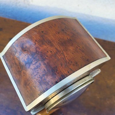 Burr and inlay clock, Art Deco, 20th century