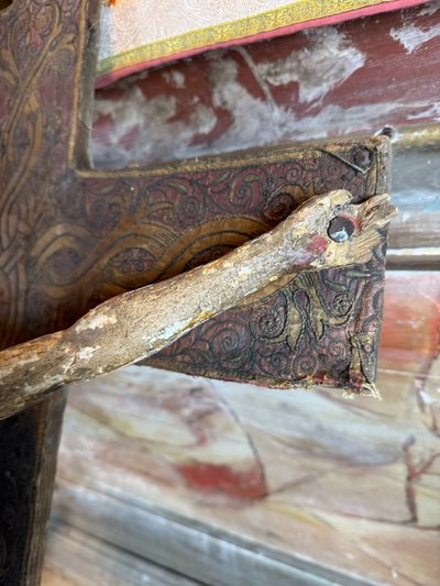 Grande Cristo in legno intagliato - Fine del XVII secolo