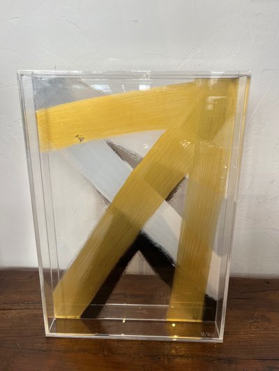 Mixed work - Arman - "les pinceaux" - France - XX ème