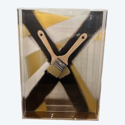 Mixed work - Arman - "les pinceaux" - France - XX ème