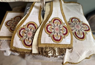Chasuble Avec étole, Manipule Et Bourse - Late 19th century