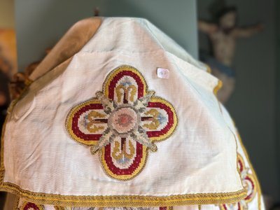 Chasuble Avec étole, Manipule Et Bourse - Late 19th century