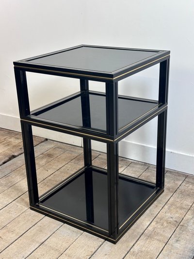 Bout de canapé / table d'appoint Pierre Vandel vintage 80'S