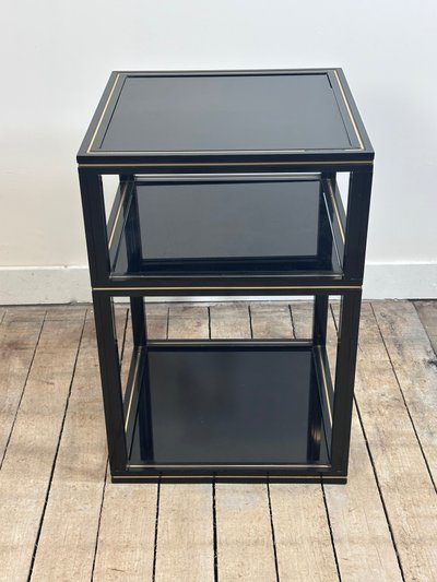 Bout de canapé / table d'appoint Pierre Vandel vintage 80'S