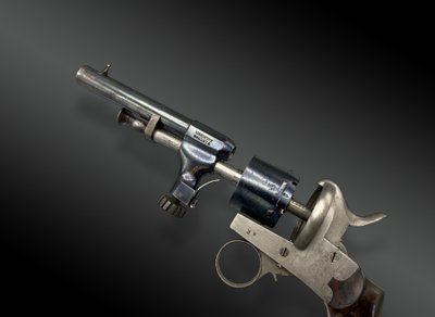 REVOLVER MARIETTE WITH SLIDING SYSTEM Belgium, 1860/1870