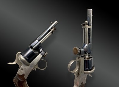 REVOLVER MARIETTE WITH SLIDING SYSTEM Belgium, 1860/1870