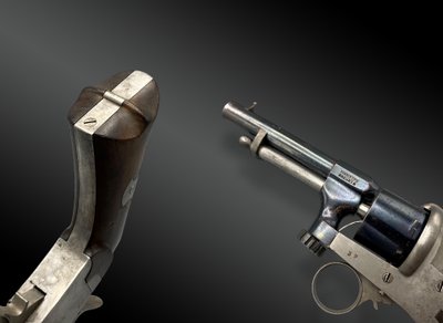 REVOLVER MARIETTE WITH SLIDING SYSTEM Belgium, 1860/1870