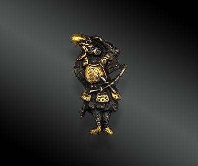 COPPIA DI SAMURAI MENUKI Giappone, inizio XX secolo
