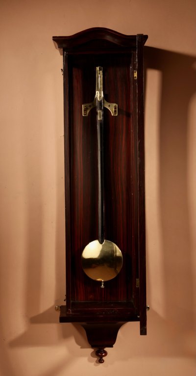   A Interesting Elegant Black Forest Regulator Wall Clock In The Vienna Style.