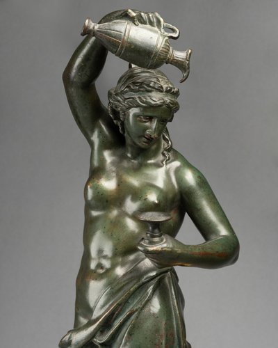 Bronzo raffigurante Ebe, da una scultura di Claude Michel, detto Clodion (1738-1814)