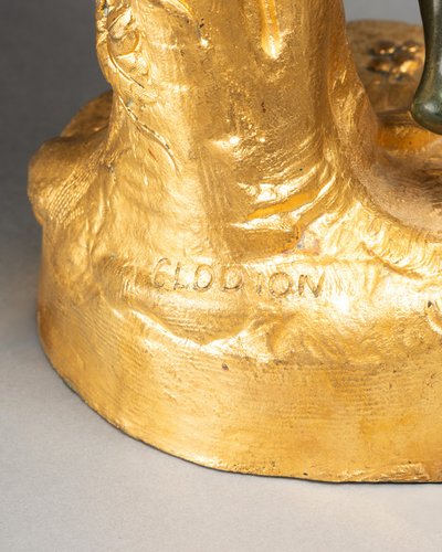 Bronzo raffigurante Ebe, da una scultura di Claude Michel, detto Clodion (1738-1814)