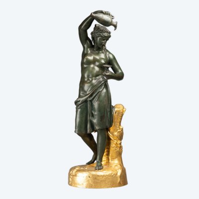 Bronzo raffigurante Ebe, da una scultura di Claude Michel, detto Clodion (1738-1814)