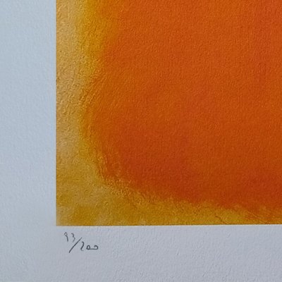 Magnifique lithographie de Mark Rothko à édition limitée des années 1980