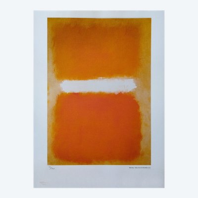 Magnifique lithographie de Mark Rothko à édition limitée des années 1980