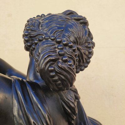 Zingara, J.B. Clésinger- Barbedienne & Collas, grande bronzo firmato, XIX sec.
