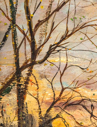 Serge Belloni (1925-2005) - Paris Das Herbstlicht auf der Ile Saint-Louis Öl auf Leinwand