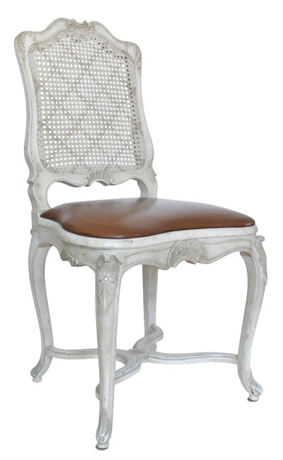 Suite of 6 Regency-style caned chairs