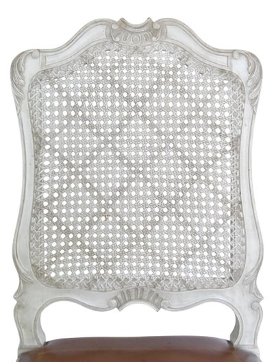Suite of 6 Regency-style caned chairs