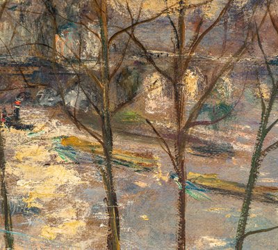 Serge Belloni (1925-2005) - Paris La lumière d’Automne sur le Pont Neuf huile sur panneau vers 1980