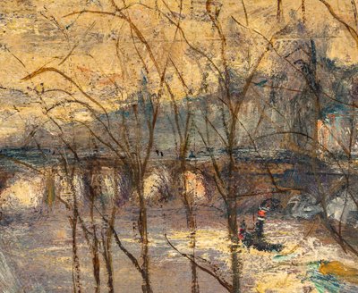 Serge Belloni (1925-2005) - Paris La lumière d’Automne sur le Pont Neuf huile sur panneau vers 1980