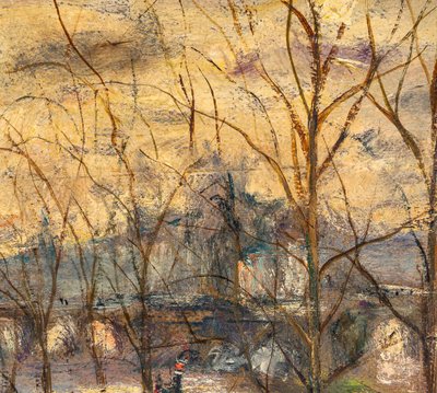 Serge Belloni (1925-2005) - Paris La lumière d’Automne sur le Pont Neuf huile sur panneau vers 1980