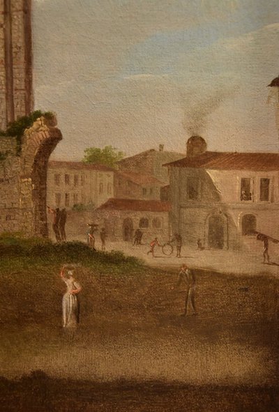Giacomo Van Lint (Rome 1723 - 1790), Vue sur le Forum Romain