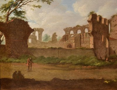 Giacomo Van Lint (Rome 1723 - 1790), Vue sur le Forum Romain