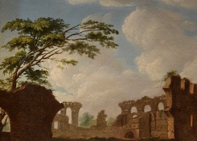 Giacomo Van Lint (Rome 1723 - 1790), Vue sur le Forum Romain