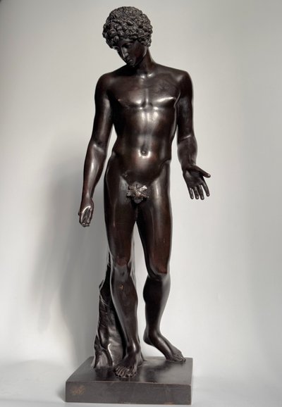  Scultura in bronzo "Antinoo del Campidoglio o Hermes-Antinoo Albani" H60