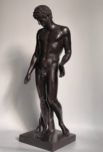  Scultura in bronzo "Antinoo del Campidoglio o Hermes-Antinoo Albani" H60