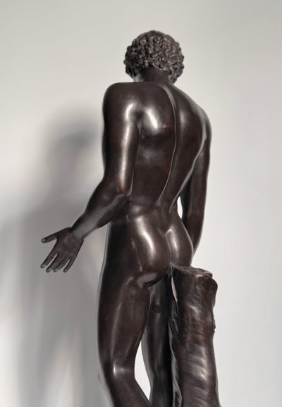  Scultura in bronzo "Antinoo del Campidoglio o Hermes-Antinoo Albani" H60