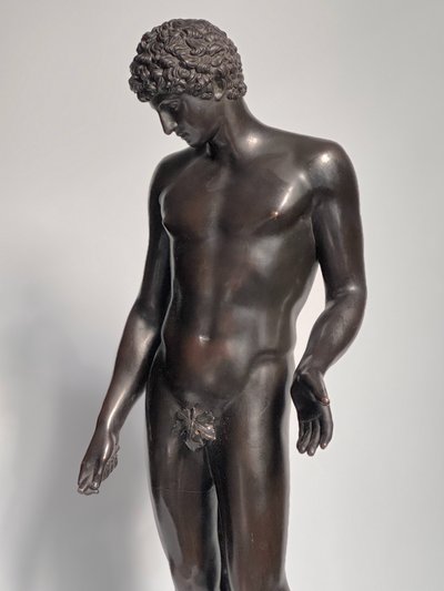  Scultura in bronzo "Antinoo del Campidoglio o Hermes-Antinoo Albani" H60