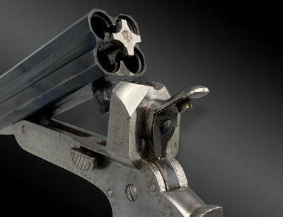 PISTOLA A QUATTRO CORDE PABLO JUARISTI Spagna XIX secolo