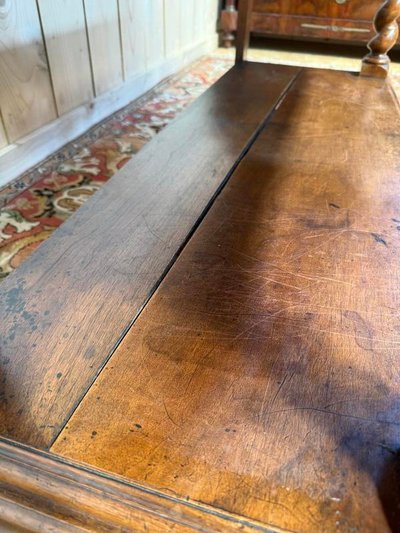 Console - Louis XIII Style Service Marble Cherry