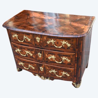 Commode en palissandre d époque Louis XIV