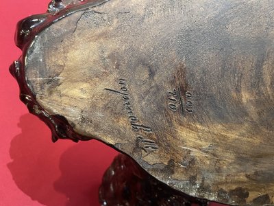 Zoomorphe Terrine als Tafelaufsatz von J. P. Gourdon