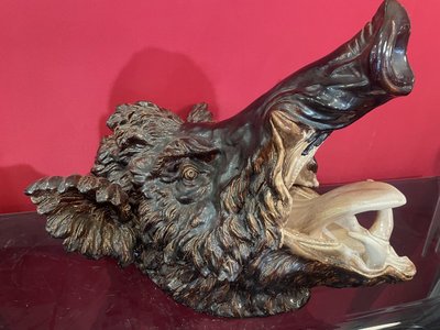 Zoomorphe Terrine als Tafelaufsatz von J. P. Gourdon