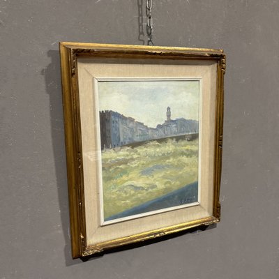 Gilberto PETRELLI (1922-1986) a peint Florence