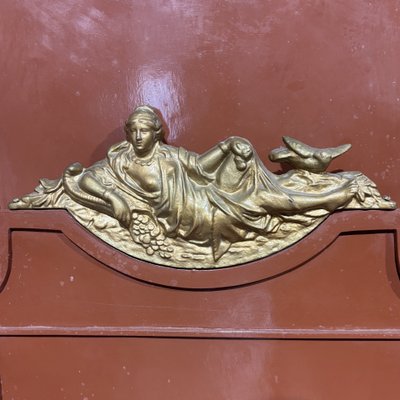 Paire de lits anciens en fer du XIXe siècle