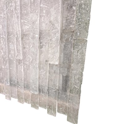 Rare and Important Pair of Poli wall lamps, large size 83 x 83 cm