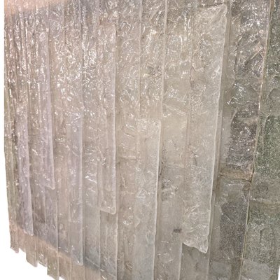 Rare and Important Pair of Poli wall lamps, large size 83 x 83 cm