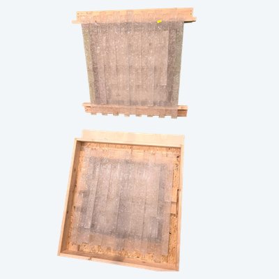 Rare and Important Pair of Poli wall lamps, large size 83 x 83 cm