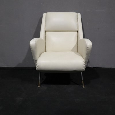 Poltrona di Design anni '60 in pelle