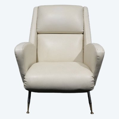 Poltrona di Design anni '60 in pelle