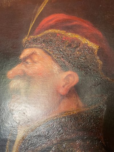Öl auf Leinwand, spätes 18. Jahrhundert