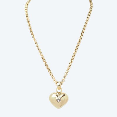 Collier Chopard Happy Diamonds en or jaune et diamant