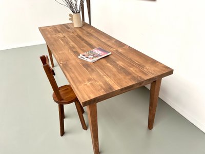 Table de ferme en pin – années 70
