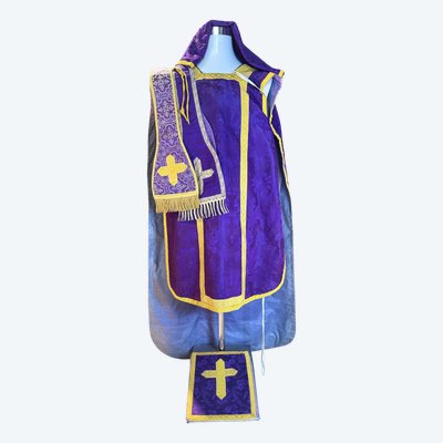 Casula con stola, manipolo e borsa - fine XIX secolo