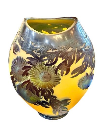 Emile Gallé Important Vase "With Marine Figs"