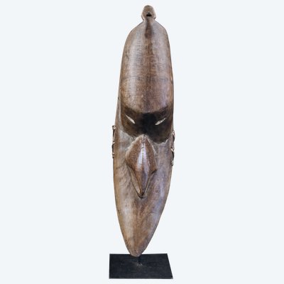 Brag mask, Oceanic art, tribal art, Papua New Guinea, Sculpture, primitive arts, 63 cm